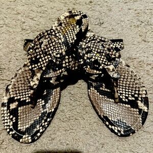 Tory Burch Miller Sandals in Snake